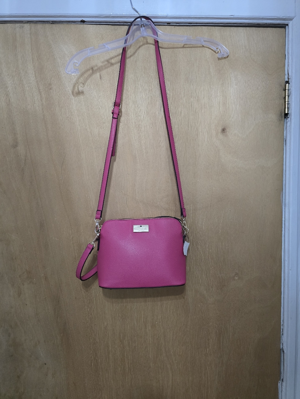 kate spade Hot Pink Leather Crossbody Bag